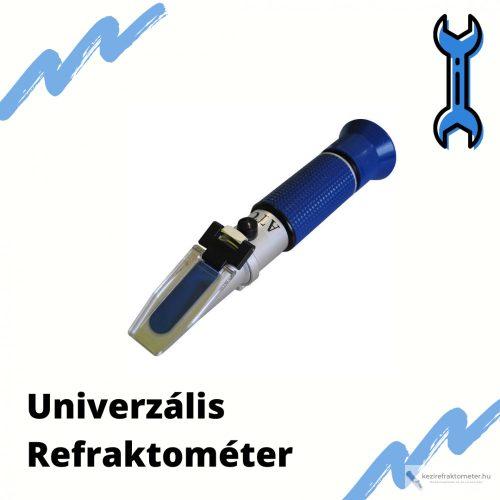 Univerziális refraktométer 0-80% BRIX