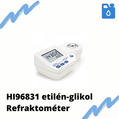 HI 96832 – Refraktométer a propilén‐glikol koncentrációjának méréséhez