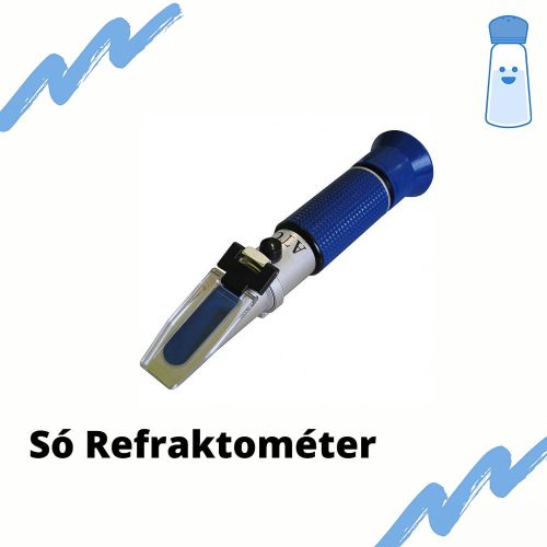 RHS-10ATC kézi refraktométer – Precíz sótartalom-mérés 0–10% között élelmiszeripari és akváriumos használatra