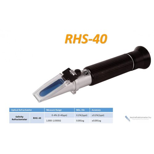 RHS-40ATC Tengervíz sótartalom mérő refraktométer