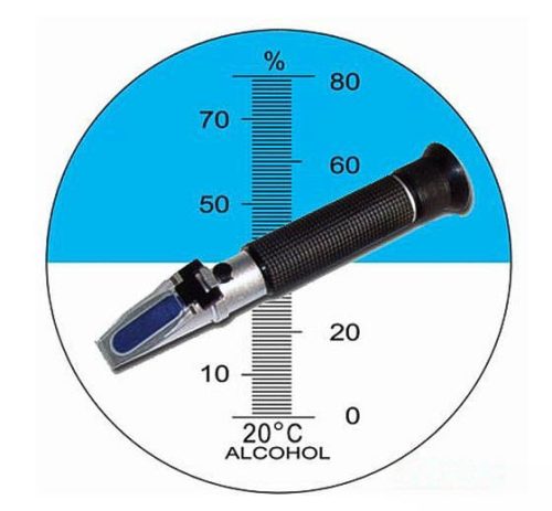 Alkoholfokoló refraktométer RHW-80 