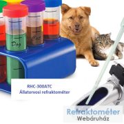 Állatorvosi refraktométer kutya, macska vizeletének mérésére