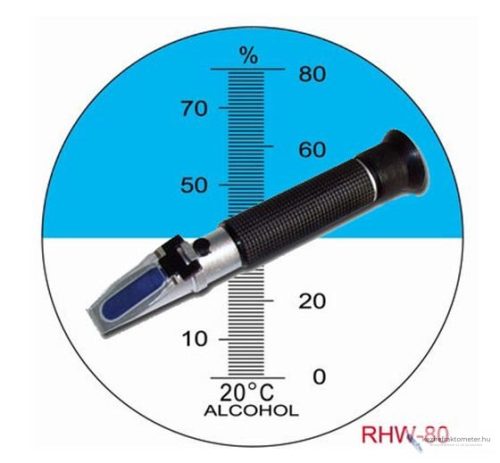 Alkoholfokoló refraktométer RHW-80 
